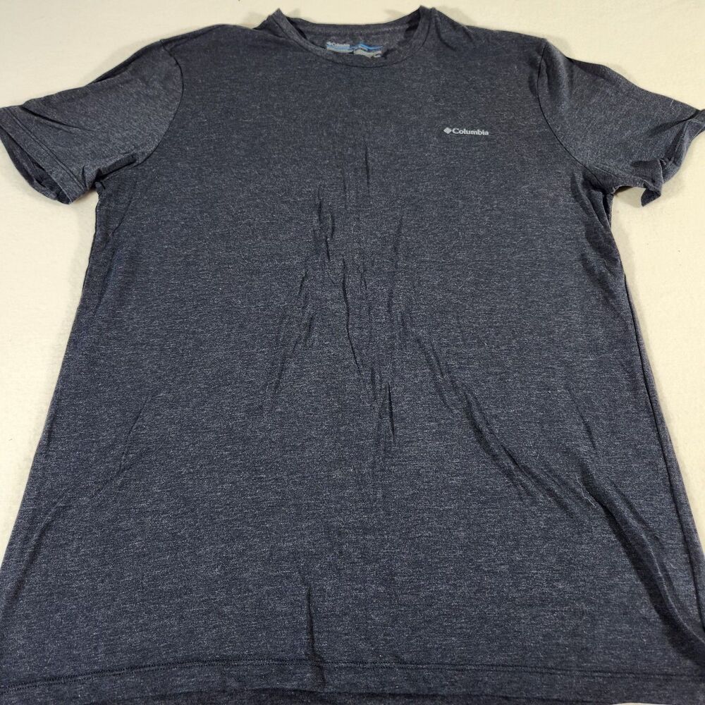 Columbia Mens Adult Shirt XLarge Mens Tshirt Black